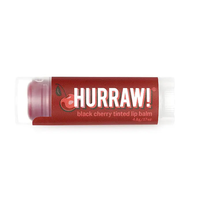 HURRAW! Black Cherry Tinted Lip Balm