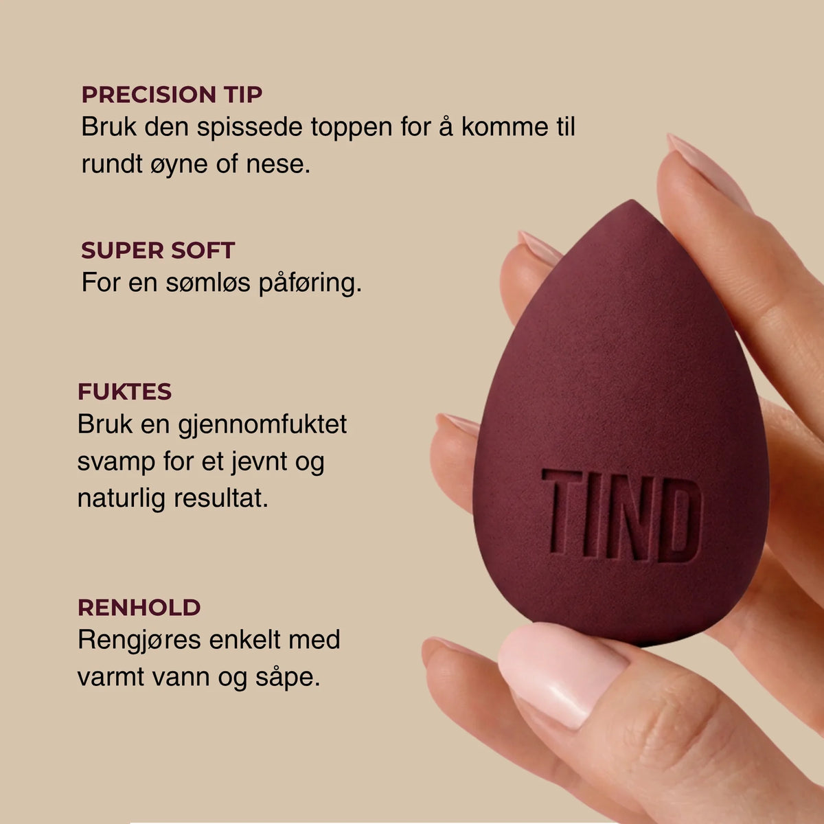 TIND Makeup Sponge & Case