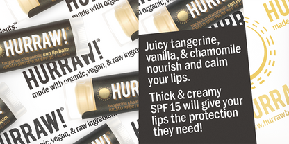 HURRAW! SUN LIP BALM SPF15