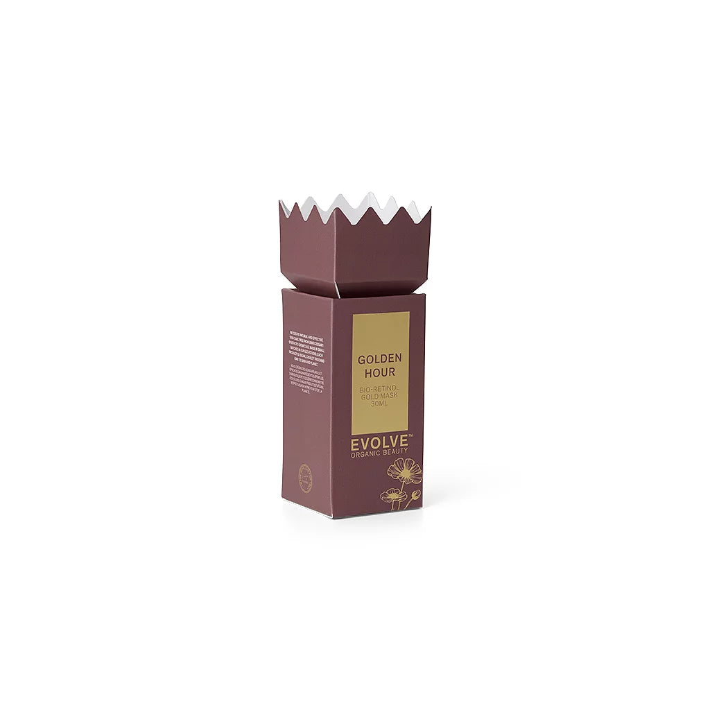 EVOLVE GOLDEN HOUR Gavepakke m/ Bio-Retinol Gold Mask 30ml